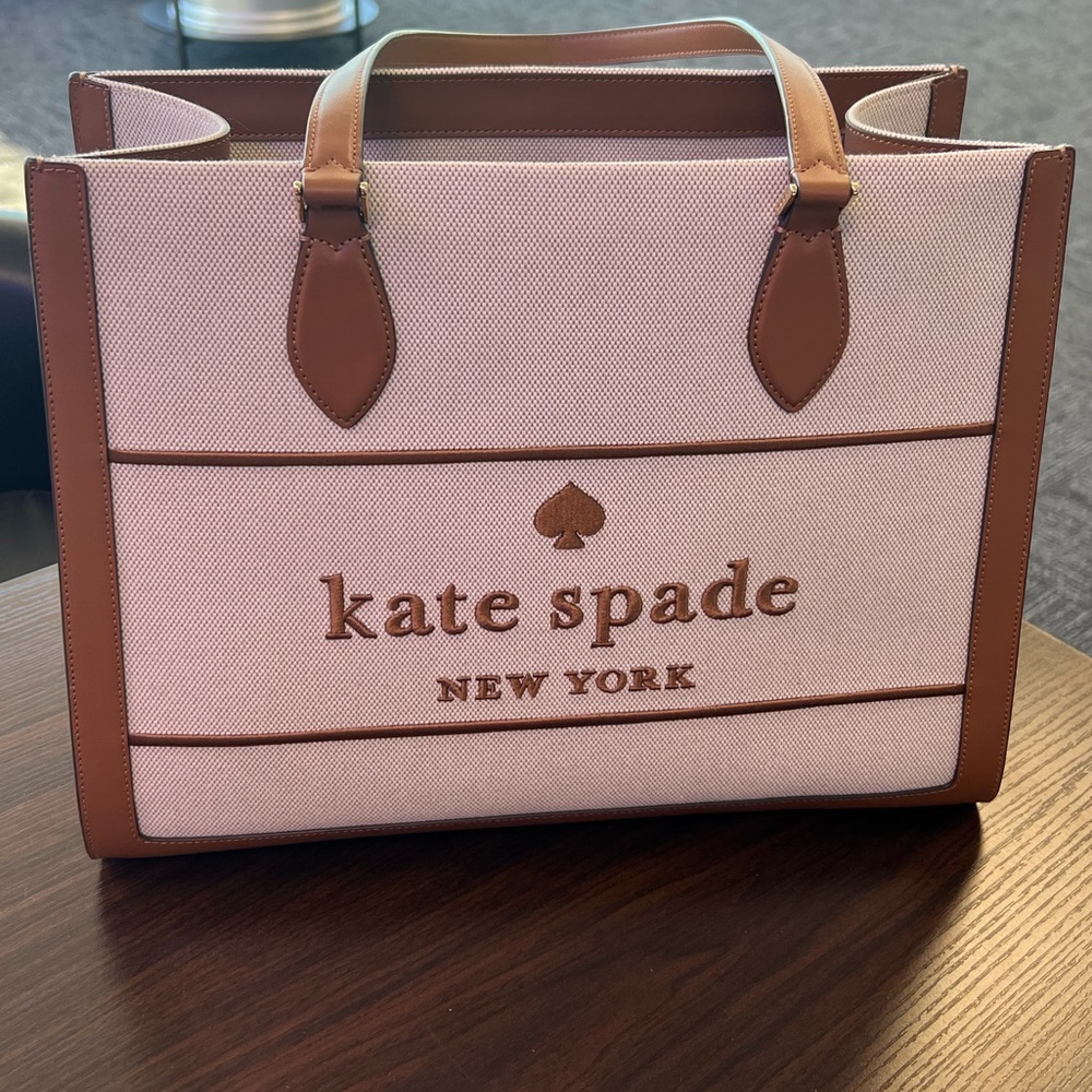 NWT Kate Spade New York Ellie Canvas Large Tote Bag